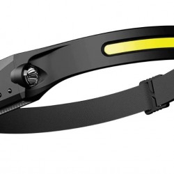 Lanterna reincarcabila pentru cap cu banda flexibila LED 2in1  Lanterna reincarcabila pentru cap cu banda flexibila LED 2in1